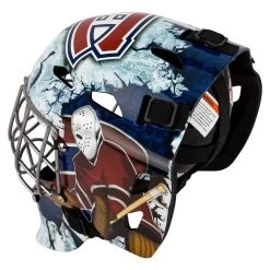 Franklin GFM 1500 Montreal Canadiens Goalie Face Mask 11 Franklin GFM 1500 Montreal Canadiens Goalie Face Mask -Goaliemonkey® 025725426485 inset4