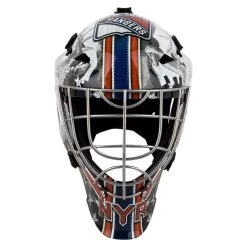Franklin GFM 1500 New York Rangers Goalie Face Mask 10 Franklin GFM 1500 New York Rangers Goalie Face Mask -Goaliemonkey® 025725426621 inset3