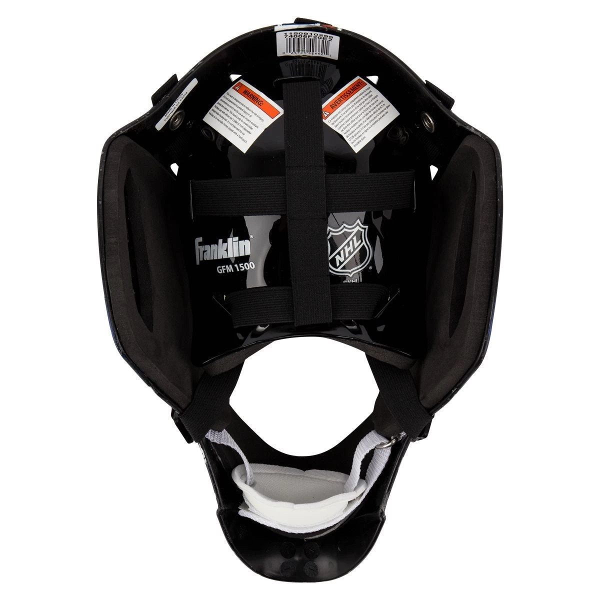 Franklin GFM 1500 New York Rangers Goalie Face Mask 7 Franklin GFM 1500 New York Rangers Goalie Face Mask - Image 5