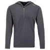 Bauer FLC Quarter Zip Adult Pullover Hoodie -Goaliemonkey® bauer hockey apparel flc quarter zip hoodie sr