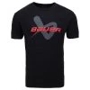 Bauer Lockup Senior Short Sleeve Tee Shirt -Goaliemonkey® bauer hockey apparel s22 lockup ts sr