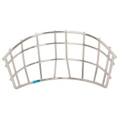 CCM Carbon Steel Youth Straight Bar Cage - Chrome -Goaliemonkey® ccm goalie accessories carbon steel straight goalie cage yth chrome inset4