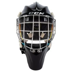 CCM Axis Pro Senior Certified Straight Bar Goalie Mask -Goaliemonkey® ccm goalie mask axis pro cert straight bar sr inset2