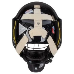 CCM Axis Pro Senior Certified Straight Bar Goalie Mask -Goaliemonkey® ccm goalie mask axis pro cert straight bar sr inset4