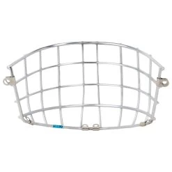 CCM Pro Titanium Certified Straight Bar Cage - Chrome -Goaliemonkey® ccm goalie replacement cage pro cert straight chrome inset4