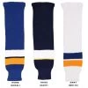 CCM S100 St. Louis Blues Knit Hockey Socks -Goaliemonkey® ccm hockey socks s100 knit st louis
