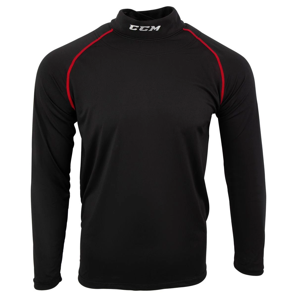 CCM Senior Athletic Fit Long Sleeve Shirt W/Integrated Non-BNQ Neck Protection 3 CCM Senior Athletic Fit Long Sleeve Shirt W/Integrated Non-BNQ Neck Protection