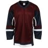 Stadium Youth Hockey Jersey - Maroon/Navy/White -Goaliemonkey® firstar hockey jersey stadium mar nvy wht jr