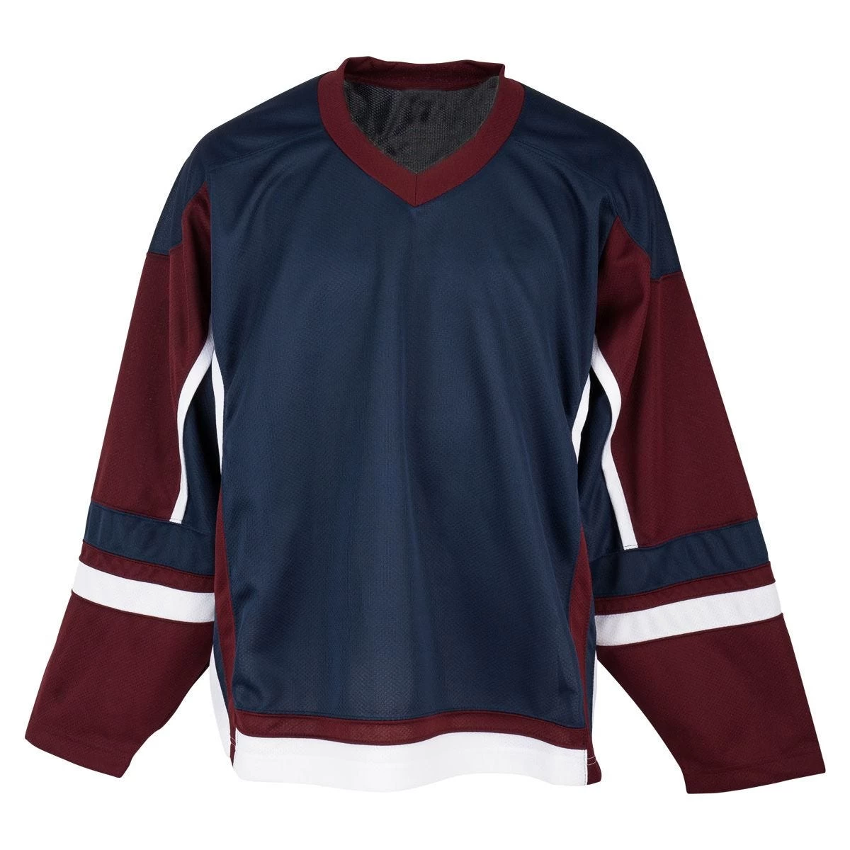 Stadium Youth Hockey Jersey - Navy/Maroon/White 3 Stadium Youth Hockey Jersey - Navy/Maroon/White