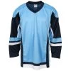Stadium Youth Hockey Jersey - Powder Blue/Navy/White -Goaliemonkey® firstar hockey jersey stadium powder blue navy white jr