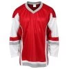 Stadium Adult Hockey Jersey - Red/White/Gray -Goaliemonkey® firstar hockey jersey stadium red wht gry inset4