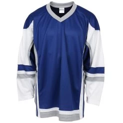Stadium Adult Hockey Jersey - Royal/White/Gray