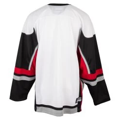 Stadium Youth Hockey Jersey - White/Black/Red