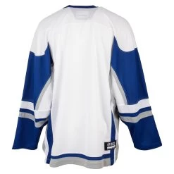 Stadium Youth Hockey Jersey - White/Royal/Gray