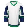 Stadium Adult Hockey Jersey - White/Royal/Kelly -Goaliemonkey® firstar hockey jersey stadium wht ryl kly