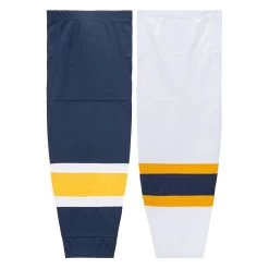 Buffalo Sabres Stadium Adult Hockey Socks -Goaliemonkey® firstar hockey sock stadium mesh buffalo inset2