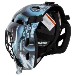 Seattle Kraken Franklin GFM 1500 Goalie Face Mask -Goaliemonkey® franklin hockey street goalie mask gfm 1500 sea inset3