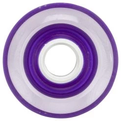 Labeda Gripper Millennium X-Soft 74A Roller Hockey Wheel - Purple -Goaliemonkey® labeda hockey wheel millennium clr pur 2013 inset1