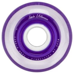 Labeda Gripper Millennium X-Soft 74A Roller Hockey Wheel - Purple - 4 Pack -Goaliemonkey® labeda roller wheel millennium x soft purple 4pk inset1