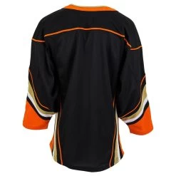 Anaheim Ducks MonkeySports Uncrested Adult Hockey Jersey -Goaliemonkey® monkeysports hockey jersey uncrested anaheim ducks sr inset2