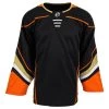 Anaheim Ducks MonkeySports Uncrested Adult Hockey Jersey -Goaliemonkey® monkeysports hockey jersey uncrested anaheim ducks sr inset6