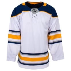 Buffalo Sabres MonkeySports Uncrested Junior Hockey Jersey -Goaliemonkey® monkeysports hockey jersey uncrested buffalo sabres jr inset7