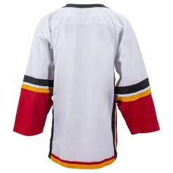 Calgary Flames MonkeySports Uncrested Junior Hockey Jersey -Goaliemonkey® monkeysports hockey jersey uncrested calgary flames jr inset4