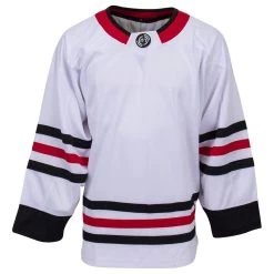Chicago Blackhawks MonkeySports Uncrested Adult Hockey Jersey 9 Chicago Blackhawks MonkeySports Uncrested Adult Hockey Jersey -Goaliemonkey® monkeysports hockey jersey uncrested chicago blackhawks sr inset7