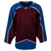 Colorado Avalanche MonkeySports Uncrested Junior Hockey Jersey -Goaliemonkey® monkeysports hockey jersey uncrested colorado avalanche jr inset6
