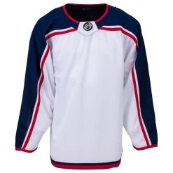 Columbus Blue Jackets MonkeySports Uncrested Adult Hockey Jersey -Goaliemonkey® monkeysports hockey jersey uncrested columbus blue jackets sr inset7