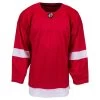 Detroit Red Wings MonkeySports Uncrested Junior Hockey Jersey -Goaliemonkey® monkeysports hockey jersey uncrested detroit red wings jr inset6