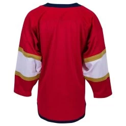 Florida Panthers MonkeySports Uncrested Adult Hockey Jersey -Goaliemonkey® monkeysports hockey jersey uncrested florida panthers sr inset2