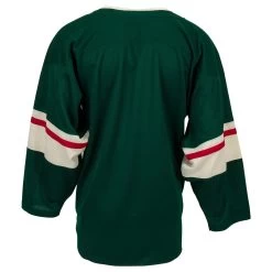 Minnesota Wild MonkeySports Uncrested Junior Hockey Jersey -Goaliemonkey® monkeysports hockey jersey uncrested minnesota wild jr inset2