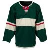 Minnesota Wild MonkeySports Uncrested Junior Hockey Jersey -Goaliemonkey® monkeysports hockey jersey uncrested minnesota wild jr inset6