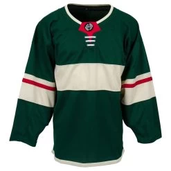Minnesota Wild MonkeySports Uncrested Adult Hockey Jersey -Goaliemonkey® monkeysports hockey jersey uncrested minnesota wild sr inset7