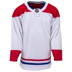 Montreal Canadiens MonkeySports Uncrested Adult Hockey Jersey -Goaliemonkey® monkeysports hockey jersey uncrested montreal canadiens sr inset7