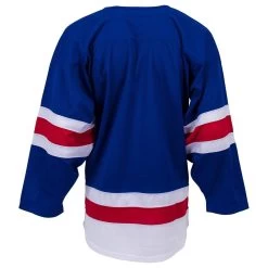 New York Rangers MonkeySports Uncrested Adult Hockey Jersey -Goaliemonkey® monkeysports hockey jersey uncrested new york rangers sr inset2