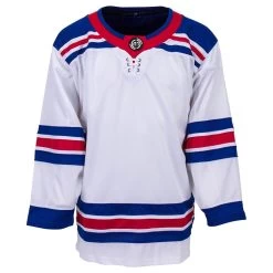 New York Rangers MonkeySports Uncrested Adult Hockey Jersey -Goaliemonkey® monkeysports hockey jersey uncrested new york rangers sr inset7