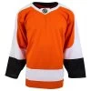 Philadelphia Flyers MonkeySports Uncrested Junior Hockey Jersey -Goaliemonkey® monkeysports hockey jersey uncrested philadelphia flyers jr inset7