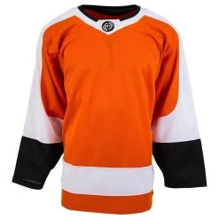 Philadelphia Flyers MonkeySports Uncrested Adult Hockey Jersey -Goaliemonkey® monkeysports hockey jersey uncrested philadelphia flyers sr inset7
