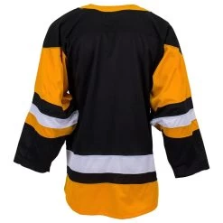 Pittsburgh Penguins MonkeySports Uncrested Junior Hockey Jersey -Goaliemonkey® monkeysports hockey jersey uncrested pittsburgh penguins jr inset2