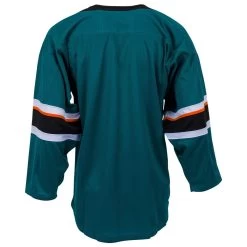 San Jose Sharks MonkeySports Uncrested Adult Hockey Jersey -Goaliemonkey® monkeysports hockey jersey uncrested san jose sharks sr inset2