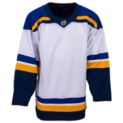 St Louis Blues MonkeySports Uncrested Junior Hockey Jersey -Goaliemonkey® monkeysports hockey jersey uncrested st louis blues jr inset6