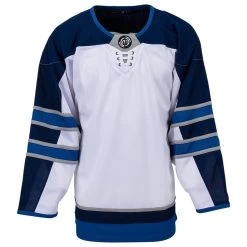 Winnipeg Jets MonkeySports Uncrested Junior Hockey Jersey 9 Winnipeg Jets MonkeySports Uncrested Junior Hockey Jersey -Goaliemonkey® monkeysports hockey jersey uncrested winnipeg jets jr inset7