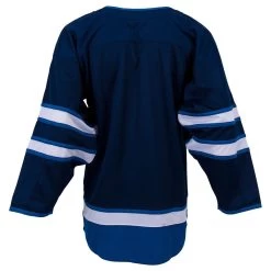 Winnipeg Jets MonkeySports Uncrested Adult Hockey Jersey -Goaliemonkey® monkeysports hockey jersey uncrested winnipeg jets sr inset2