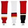 Calgary Flames MonkeySports Knit Hockey Socks 2 Calgary Flames MonkeySports Knit Hockey Socks -Goaliemonkey® monkeysports hockey sock knit cal