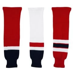 Washington Capitals MonkeySports Knit Hockey Socks -Goaliemonkey® monkeysports hockey sock knit wsh icon