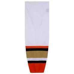 Anaheim Ducks MonkeySports Mesh Hockey Socks -Goaliemonkey® monkeysports hockey socks mesh ana inset3
