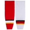 Calgary Flames MonkeySports Mesh Hockey Socks 2 Calgary Flames MonkeySports Mesh Hockey Socks -Goaliemonkey® monkeysports hockey socks mesh cgy inset2