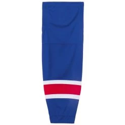 New York Rangers MonkeySports Mesh Hockey Socks -Goaliemonkey® monkeysports hockey socks mesh nyr inset6